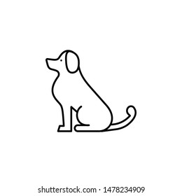 犬 ピクトグラム のイラスト素材 画像 ベクター画像 Shutterstock
