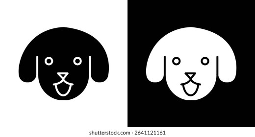 Dog icon symbols. Vector illustration.