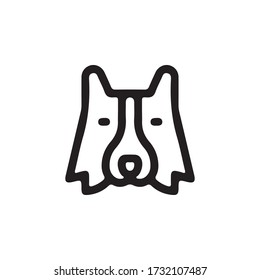 Dog Icon In Trendy Design Vector Eps 10