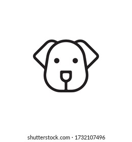Dog Icon In Trendy Design Vector Eps 10