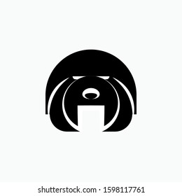 Dog Icon.Dog Icon. Urban Pet Symbol - Vector. 