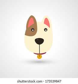dog icon vector