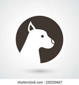 dog icon vector
