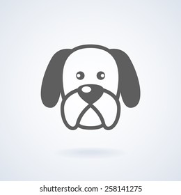 dog icon vector