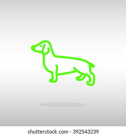  Dog Icon Vector.