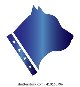 dog icon - vector 