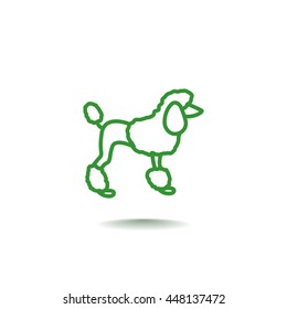 Dog Icon Vector. 