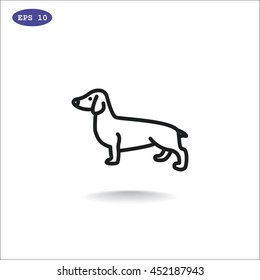  Dog Icon Vector.