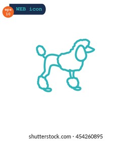  Dog Icon Vector. 