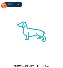  Dog Icon Vector.
