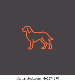  Dog Icon Vector. 