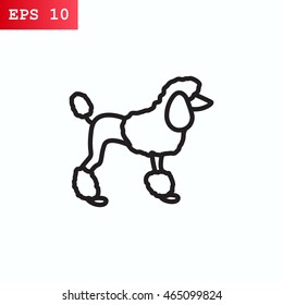  Dog Icon Vector. 