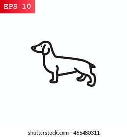  Dog Icon Vector.