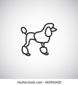 Dog Icon Vector. 