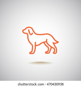  Dog Icon Vector. 