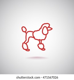  Dog Icon Vector. 