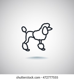  Dog Icon Vector. 