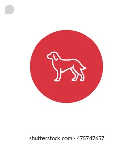  Dog Icon Vector. 