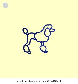  Dog Icon Vector. 