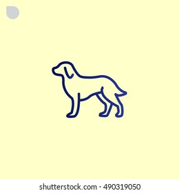  Dog Icon Vector. 