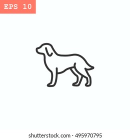  Dog Icon Vector. 