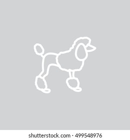  Dog Icon Vector. 