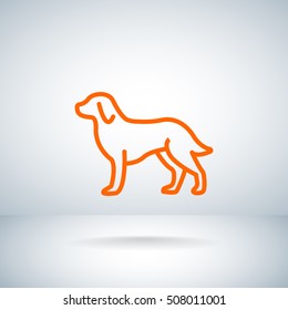  Dog Icon Vector. 