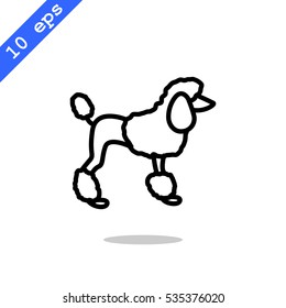  Dog Icon Vector. 