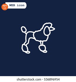  Dog Icon Vector. 