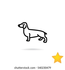  Dog Icon Vector.