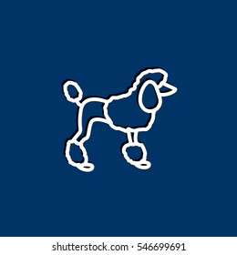  Dog Icon Vector. 