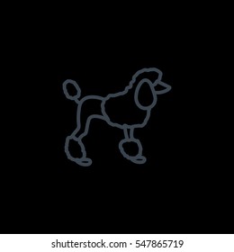  Dog Icon Vector. 