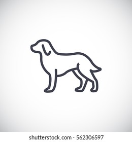  Dog Icon Vector. 