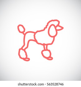  Dog Icon Vector. 