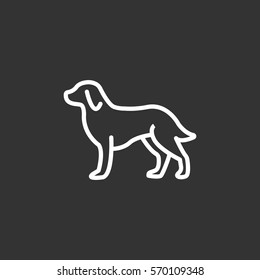  Dog Icon Vector. 