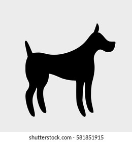 dog icon vector