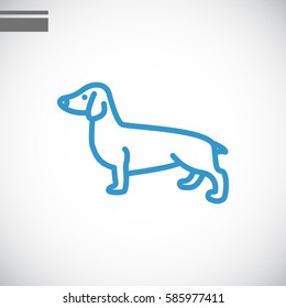  Dog Icon Vector.