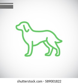  Dog Icon Vector. 