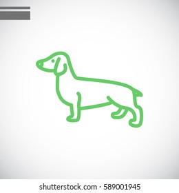  Dog Icon Vector.