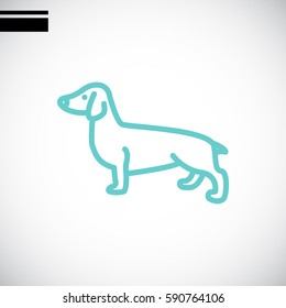  Dog Icon Vector.