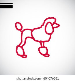  Dog Icon Vector. 
