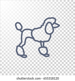  Dog Icon Vector. 