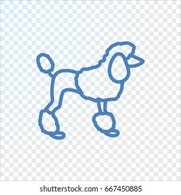  Dog Icon Vector. 