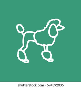  Dog Icon Vector. 