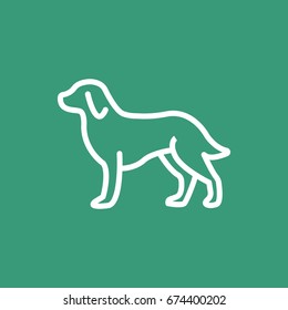  Dog Icon Vector. 