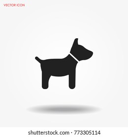 Dog icon vector