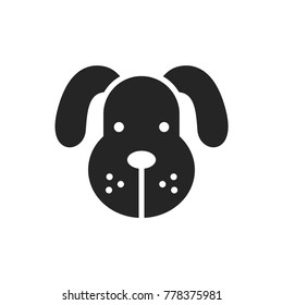 Dog icon vector