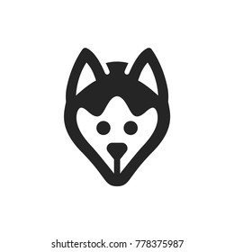 Dog icon vector