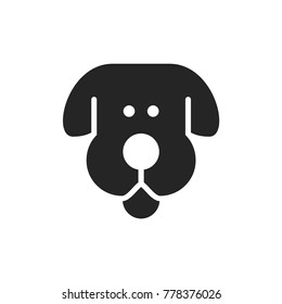 Dog icon vector