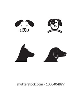 Dog icon vector design illustration and background